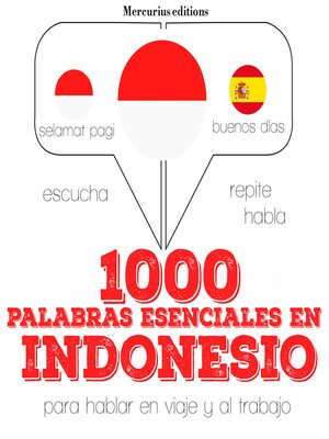 cover image of 1000 palabras esenciales en indonesio